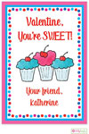 Valentine's Day Exchange Cards by Kelly Hughes Designs (Sweet)